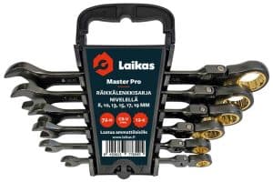 RÄIKKÄLENKKISARJA 8-19MM NIVELELLÄ LAIKAS MASTER PRO